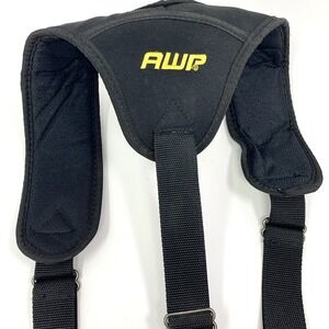AWP Tool Suspenders Three Clip Work Belt Shoulder Harness Adjustable Black